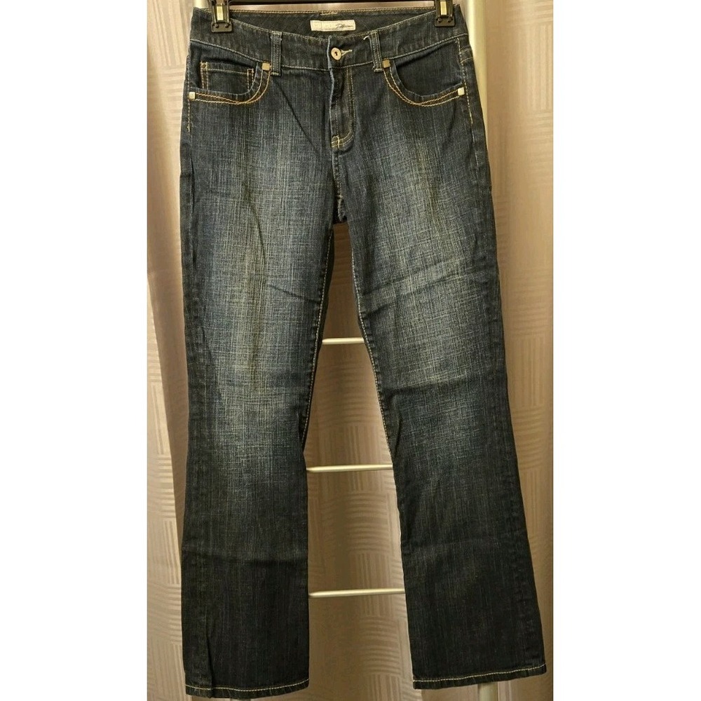 Chico's Platinum Dayton MR Jeans‎ Womens Size 0.5 (30x31) Braided